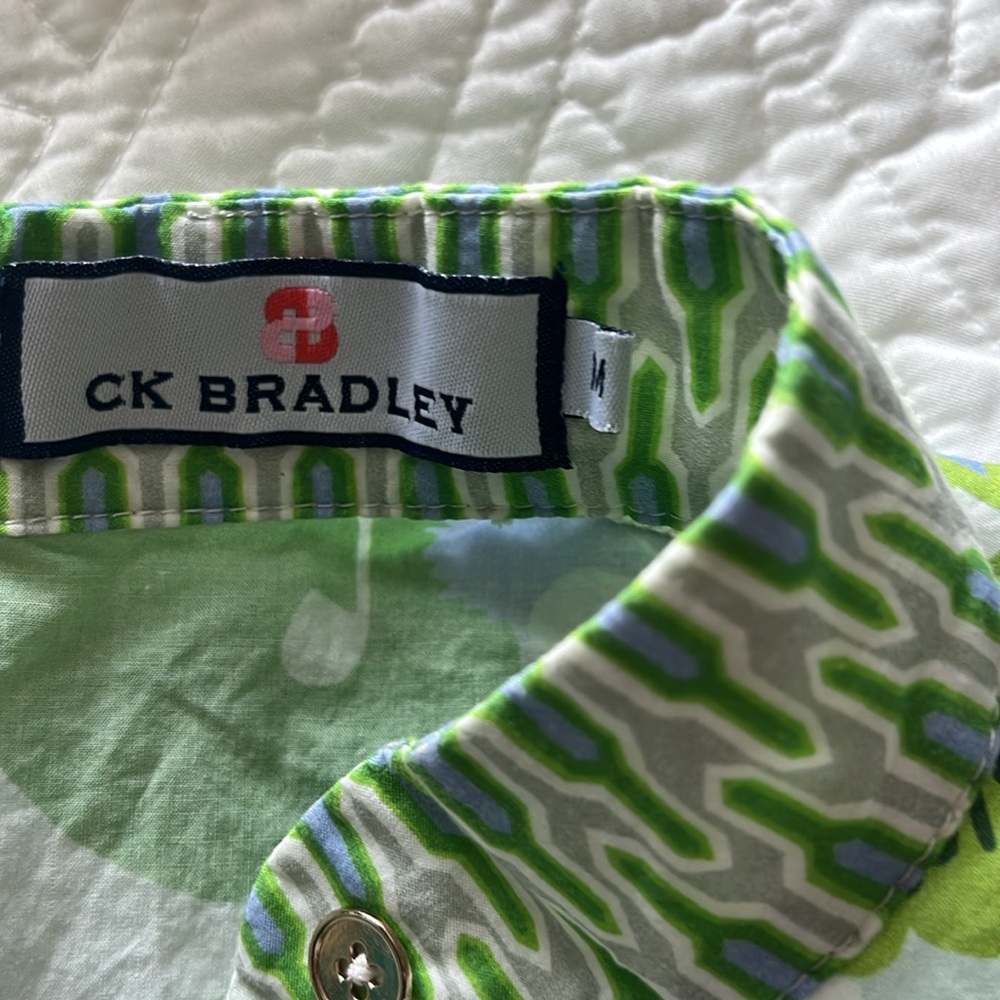 NWT- CK Bradley Floral Green and Blue Maxi Dress M - Picture 3 of 4